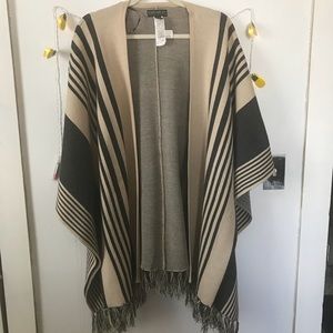 Forever XXI Southwestern Poncho Cardigan